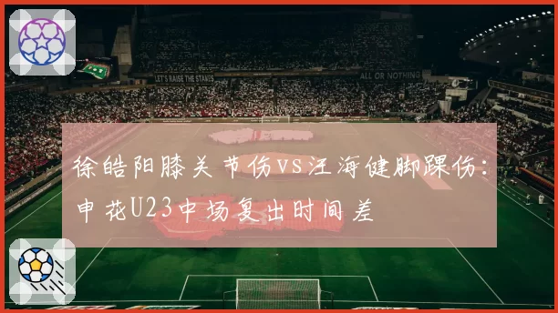 徐皓阳膝关节伤vs汪海健脚踝伤：申花U23中场复出时间差
